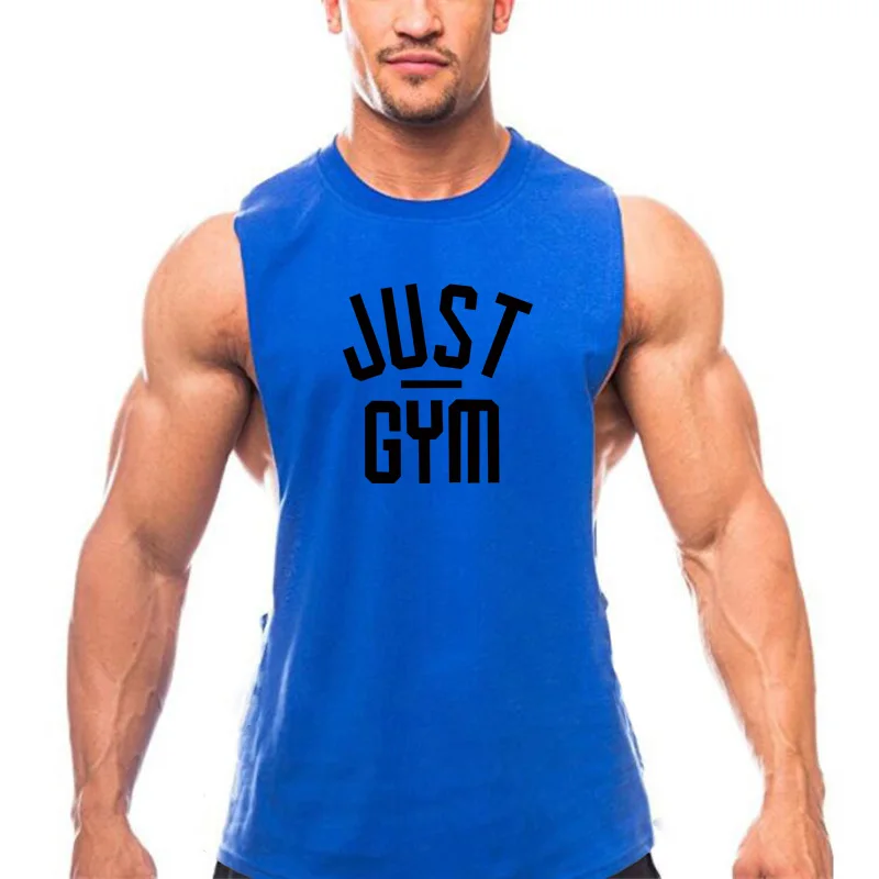 Muscleguys бренд Canotte Бодибилдинг капля пройма майка Мужская одежда для фитнеса и спортзала Tanktop майка без рукавов тренировочный жилет