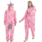 Пижама-Кигуруми для взрослых, Пижама унисекс, пижама-комбинезон с единорогом, костюм для косплея для взрослых
