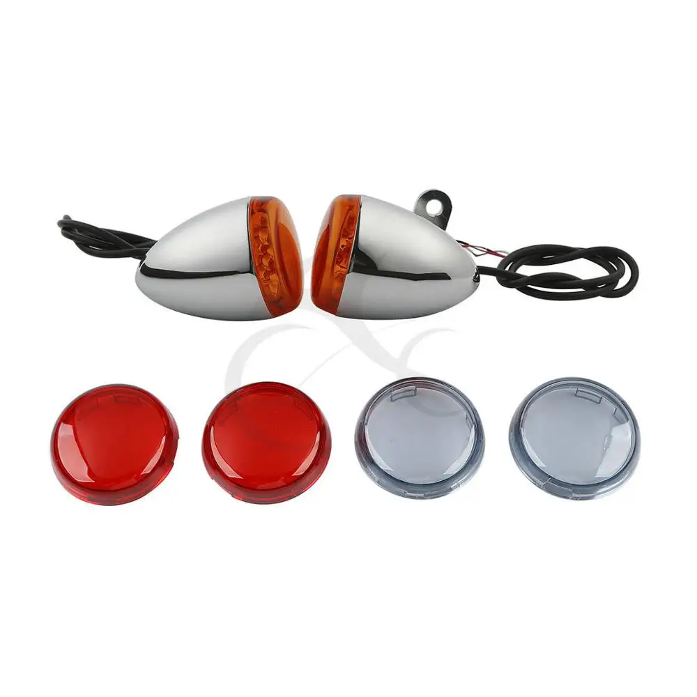 Мотоциклетные поворотники и кронштейн хром для Harley Dyna Wide Super Glide Fat Bob FXDF FXDB FXDWG FXD |