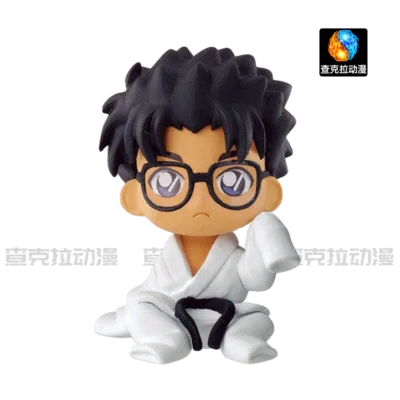 Новый детектив Conan Сидя Фигурка полный комплект (2) гасяфон фототкань 100%