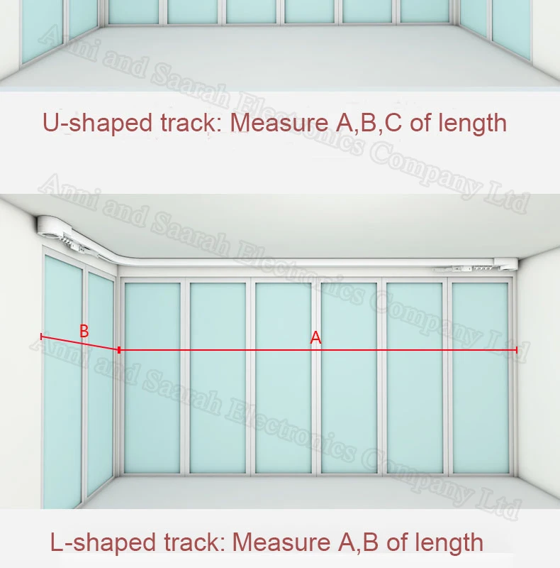 3 м супер тихий Электрический карниз для мотора xiaomi aqara и двигателя DOOYA, электрическая каркасная система для умного дома