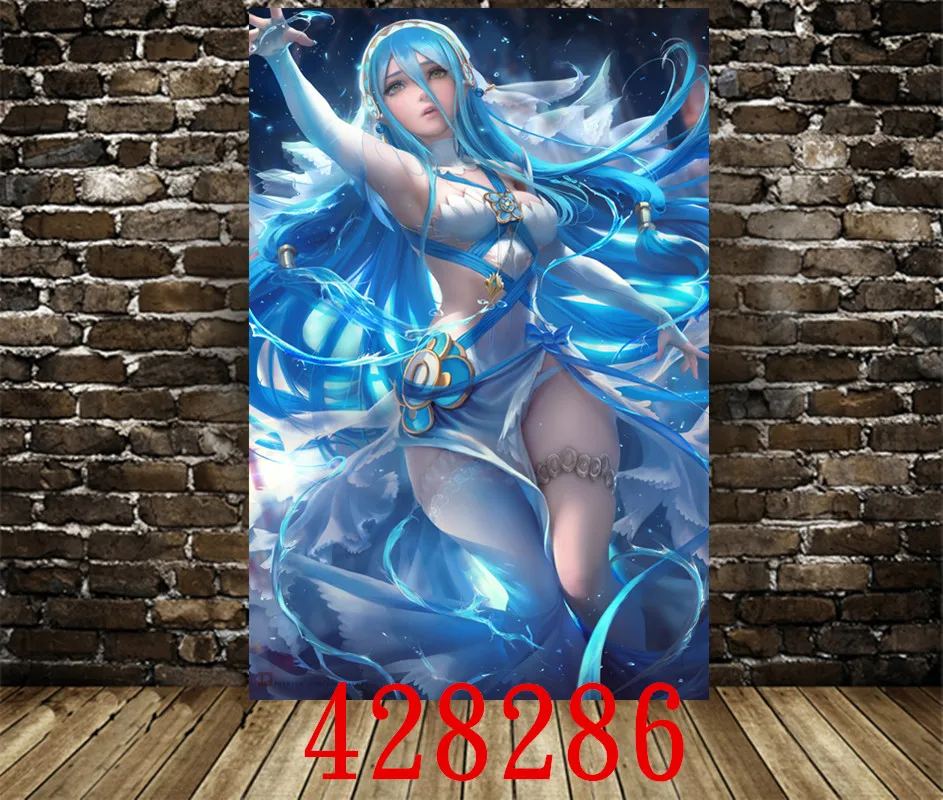 League of Legends игры постер Холст Картина маслом аниме декоративный для спальни стены