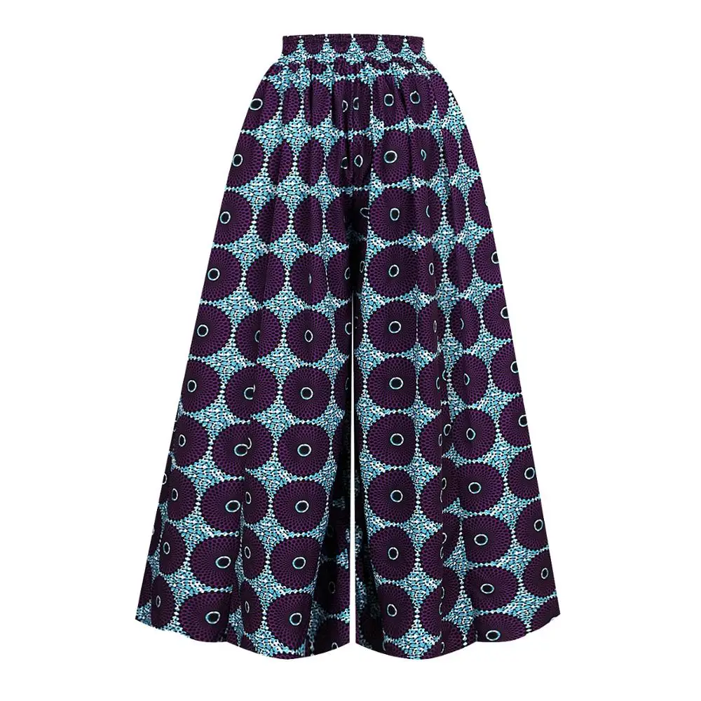 Женская одежда в африканском стиле Брюки с принтом Дашики Широкие брюки Bazin