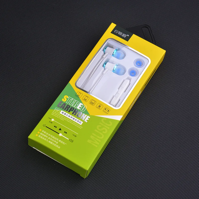 Наушники-вкладыши с гальваническим покрытием спортивные наушники проводные для