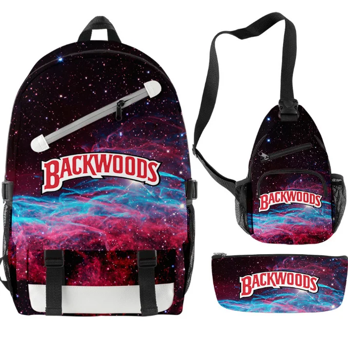 

Backwoods Backpack 3D Print Laptop Bags Travel Shoulder School Backpack Bag for Men Women Boy Girl Casual Sports Backpacks