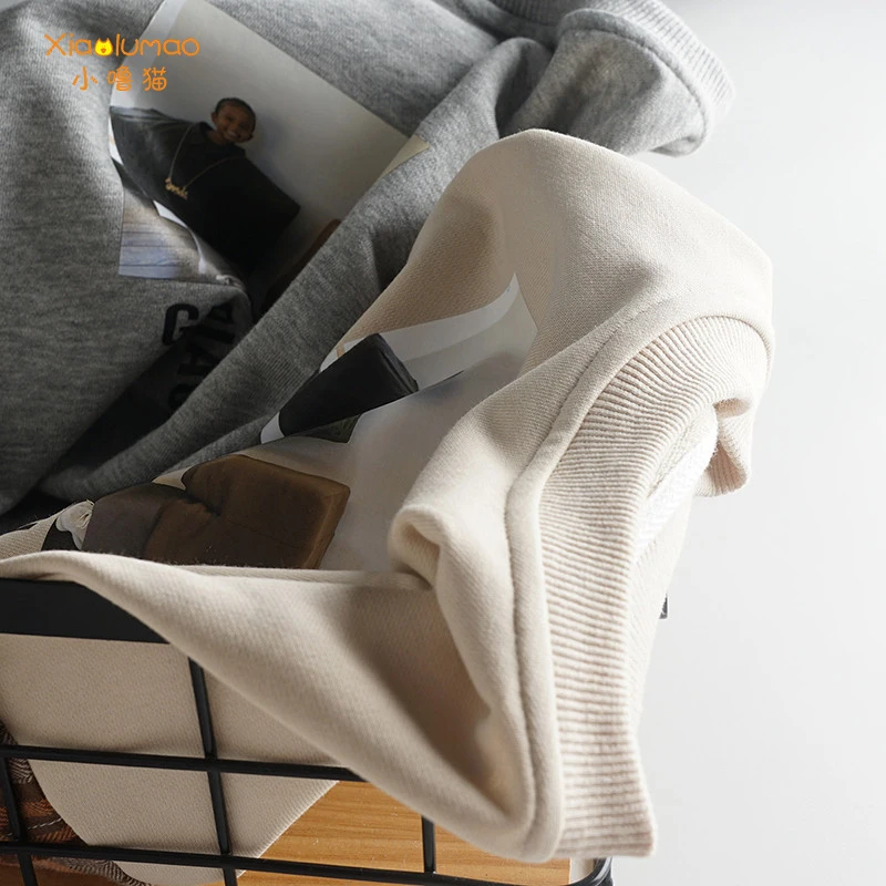 

Teenager 's printed Korean Hooded Sweatshirts 2020 Cotton Thicken Warm Hoodies boy Autumn Fashion Tops wholesale clothing