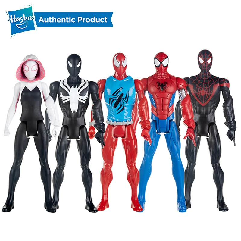 Hasbro Человек-паук серия Гвен Майлз Моралес Marvels алый паук бронированный черный костюм для девочек и мальчиков