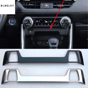 1 шт. Автомобильная наклейка из нержавеющей стали Центральная панель управления декоративная крышка для 2019 2020 Toyota RAV4 RAV 4 MK5