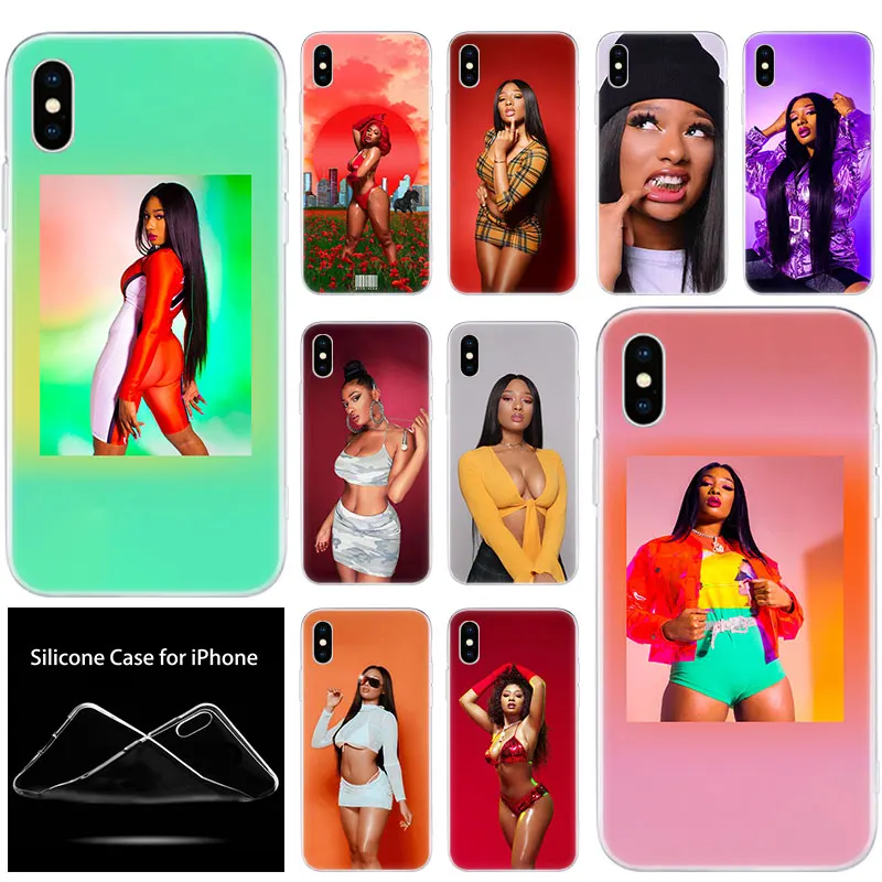 Роскошный мягкий силиконовый чехол для телефона с изображением Меган Тори Apple