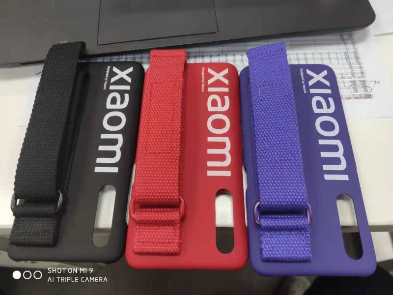 Xiaomi Mi 9 чехол противоударный PC Браслет-держатель задняя крышка для Xiaomi Mi 9 телефон защитный чехол Официальный логотип Funda