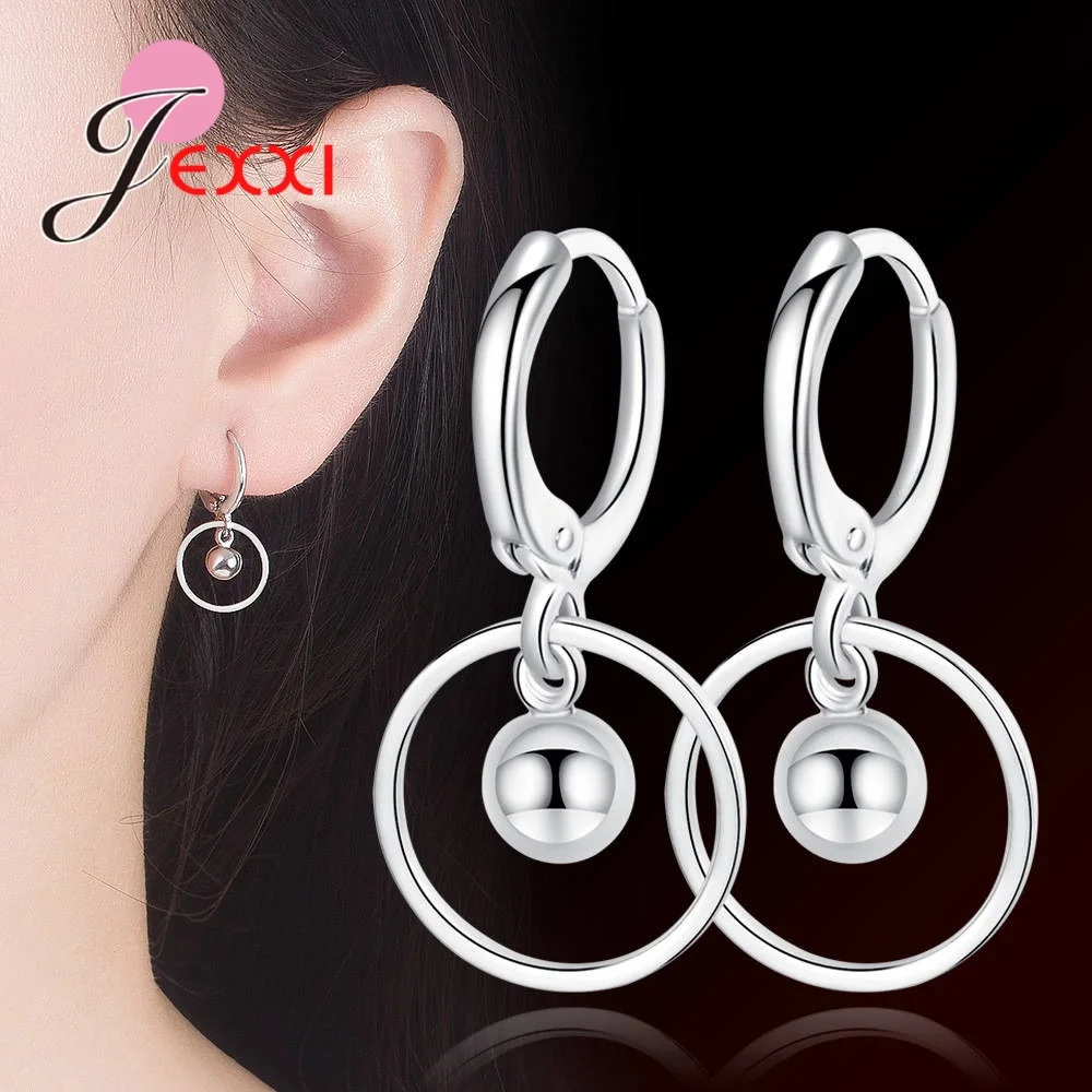 Женские Висячие серьги в Корейском стиле из стерлингового серебра 925 пробы