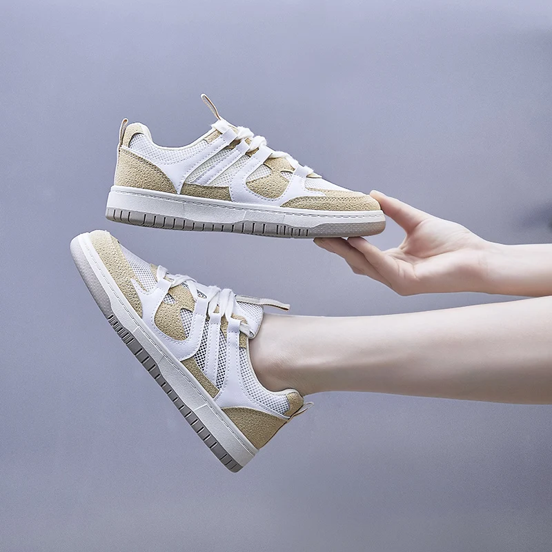

Hot sale Mesh small white shoes women 2021 summer new style Sneakers woman vulcanize shoes Comfortable woman flats