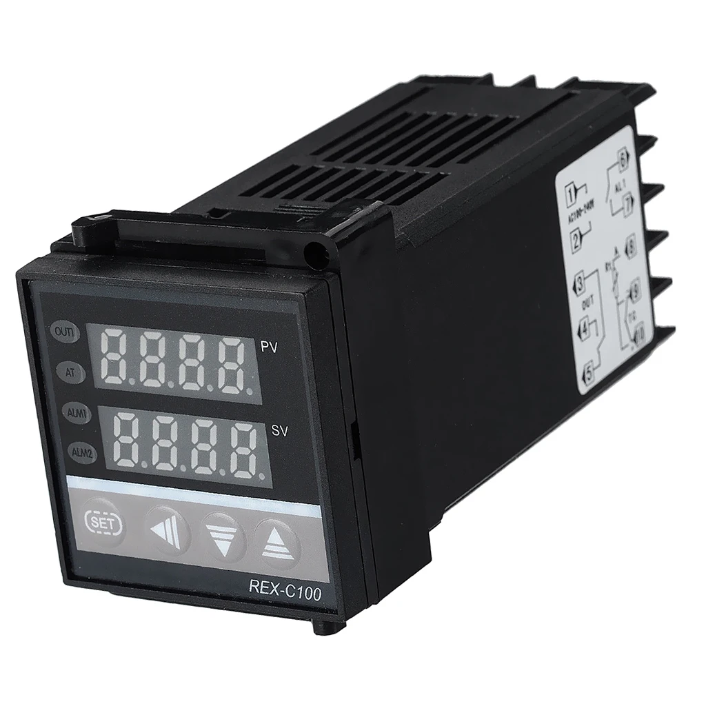 REX-C100 профессиональный двойной цифровой дисплей PID регулятор температуры SSR |