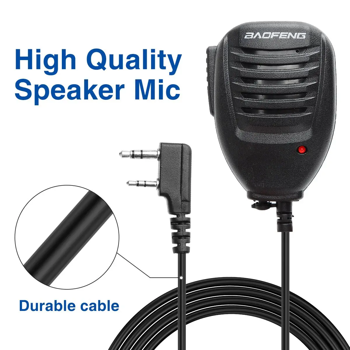 2022 baofeng walkie talkie speaker mic microphone ptt for portable two way radio bf 888s uv 5r uv 10r uv5r uv s9 plus free global shipping