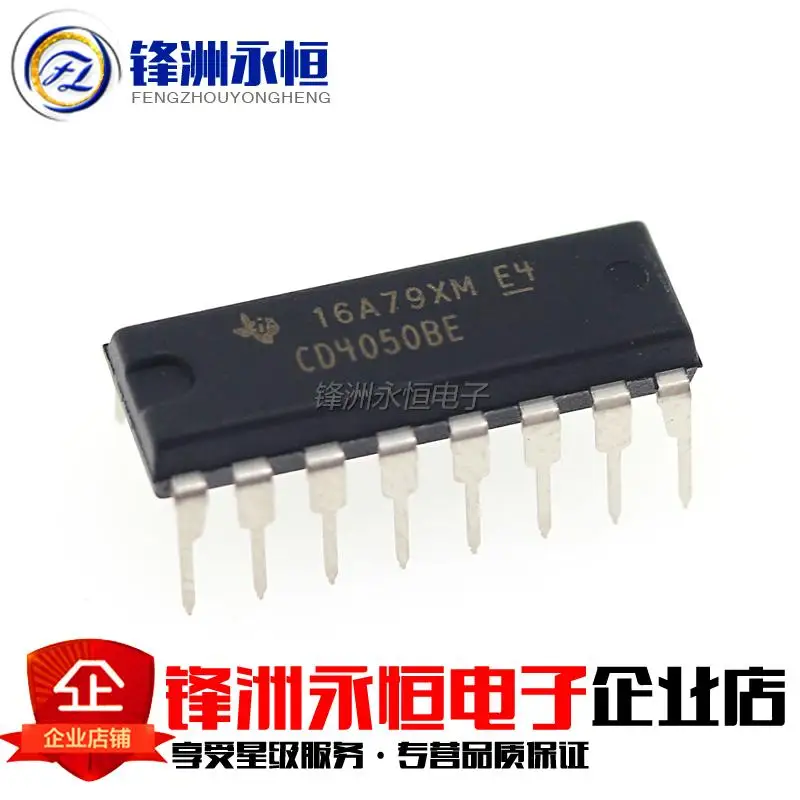 

10 шт. CD4050BE DIP16 CD4050 DIP 4050BE DIP-16 Новый и оригинальный IC