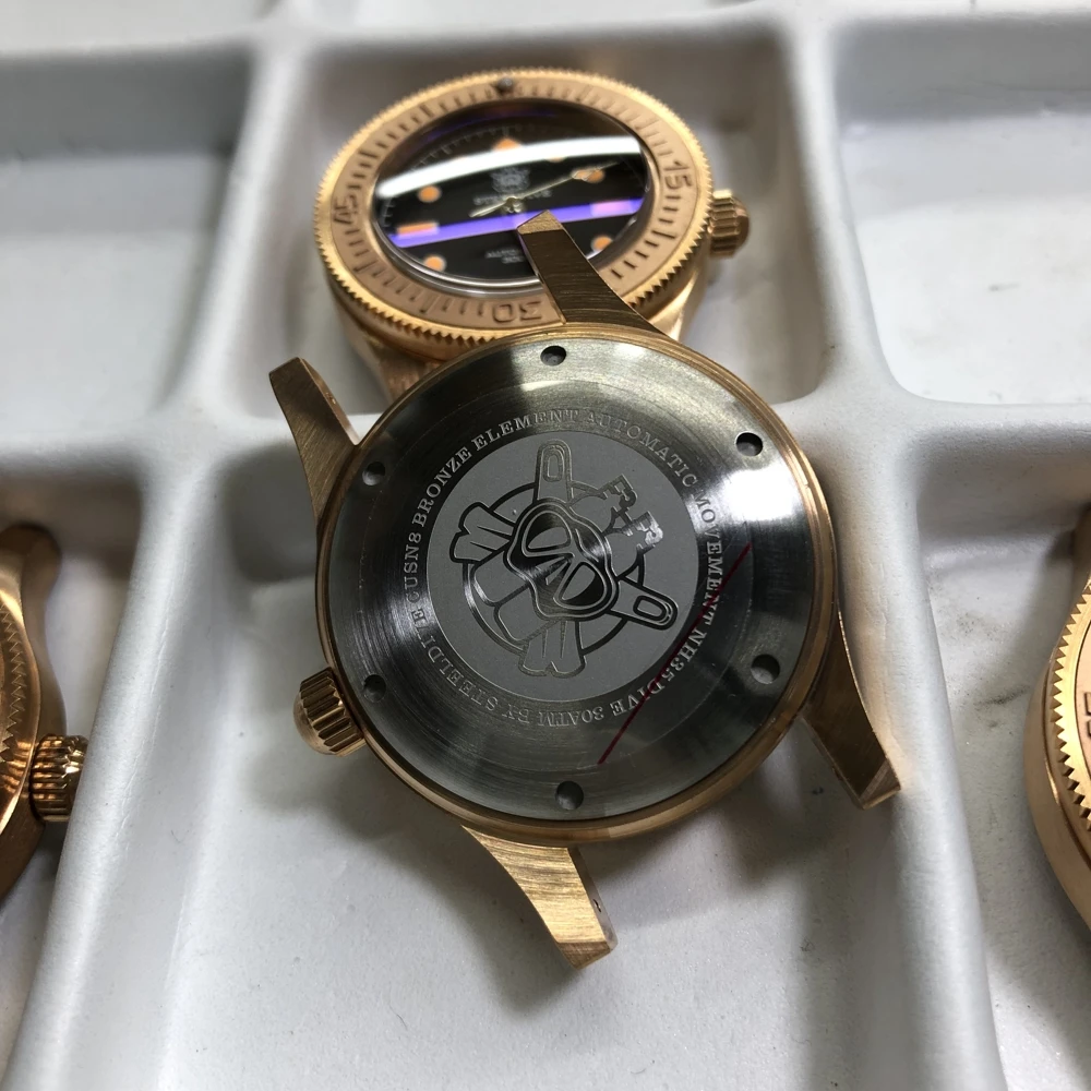 

STEELDIVE 1952S Bronze Watch Men Watches Automatic Luxury Limited Version Wristwatch For Men Sapphire Crystal Bronze Diver Watch