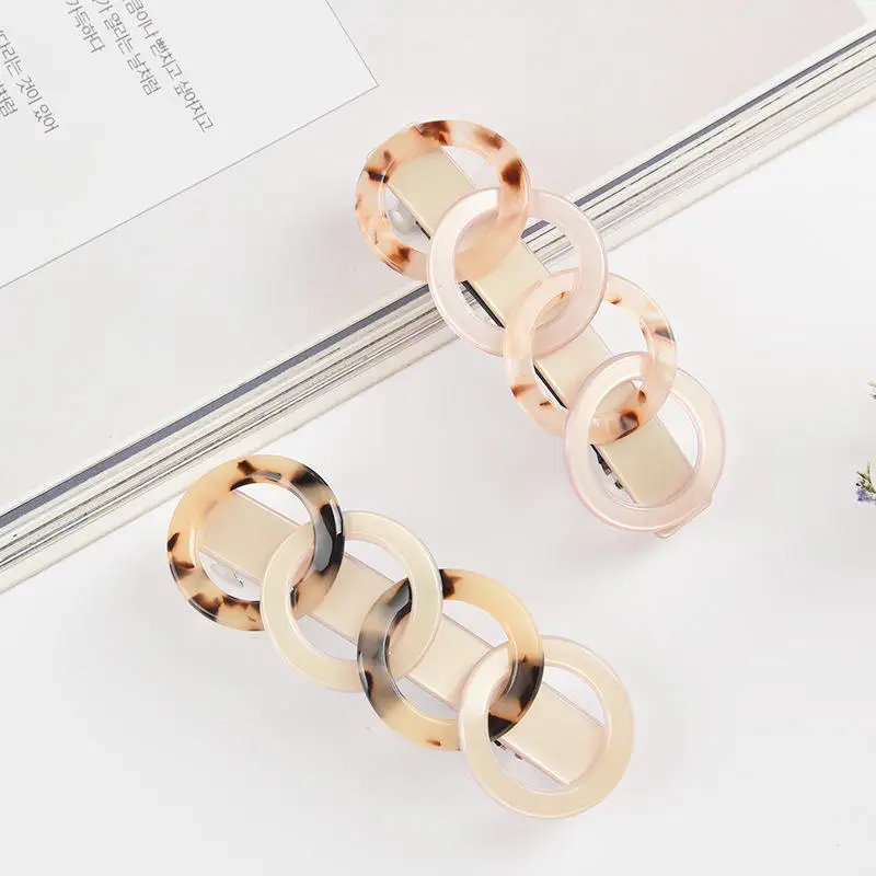 1 шт. винтажные женские заколки для волос с цепочкой из уксусной кислоты