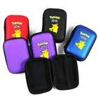 Новые французские игровые карты покемон Пикачу, 60 вместительных держателей для карт, альбом, Жесткий Чехол, держатель для книг, коробка для хранения наушников