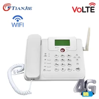 tianjie w101l 4g wifi router 4g voice call telephone volte 4g landline wifi hotspot desk sim card slot telephone fixed phone