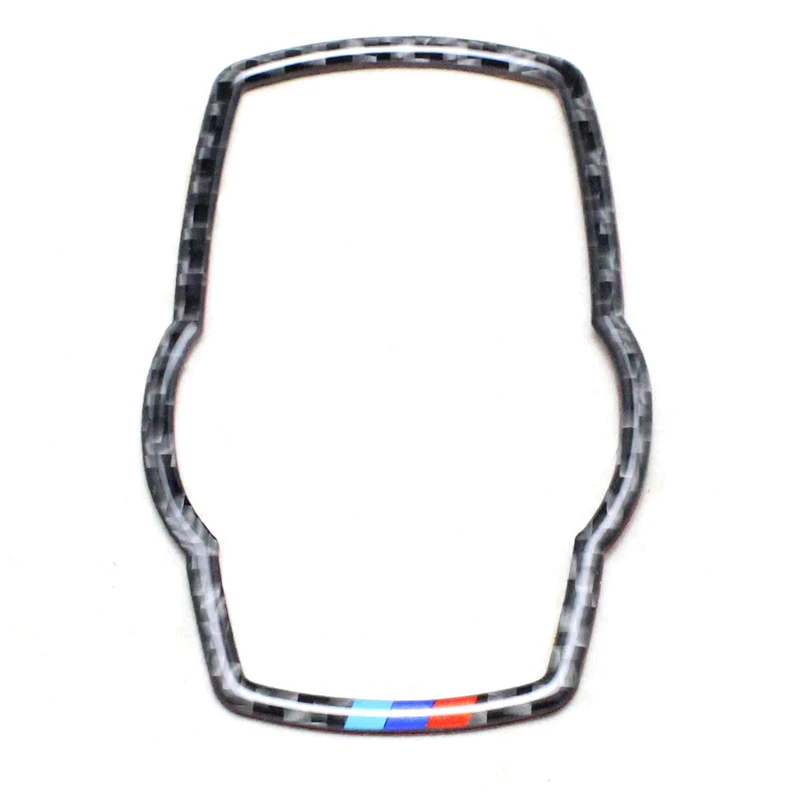 Автомобильные внутренние Мультимедийные кнопки из углеродного волокна рамка