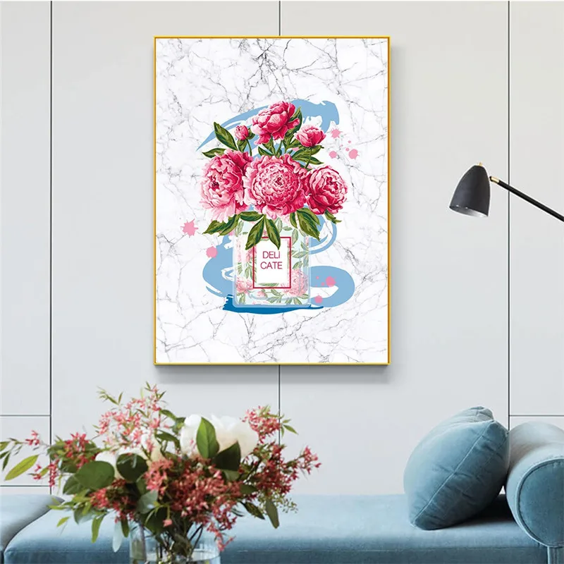 

Canvas Painting Woman Picture Fashion Coco Quotes Girl Wall Art Nordic Posters and Prints for Living Room Modern Home Decor