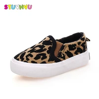 fashion leopard children canvas shoes for boys and girls casual shoes spring and autumn new baby toddler kids sports shoes