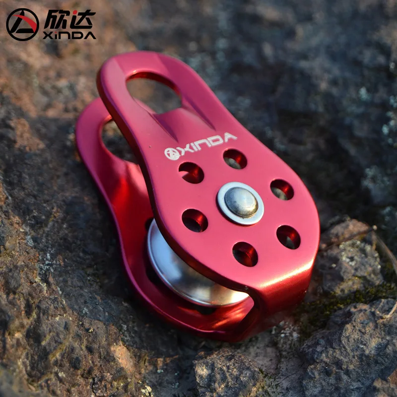 High-quality Rock Climbing Pulley Fixed Side Plate Single Outdoor Survival Tool High-altitude Traverse Traction Gear | Спорт и