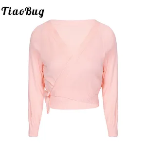 Женская трикотажная куртка-Кардиган с длинным рукавом