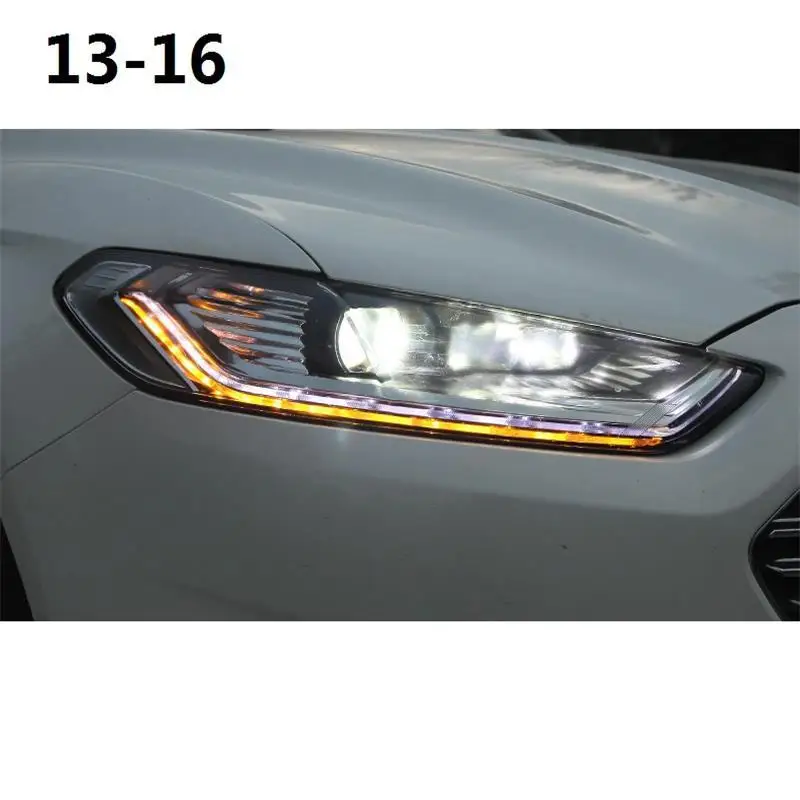 Внешний стиль Luces Para Авто Лампа Cob Led Drl дневные ходовые фары автомобильные огни в сборе 17 18 для Ford Mondeo