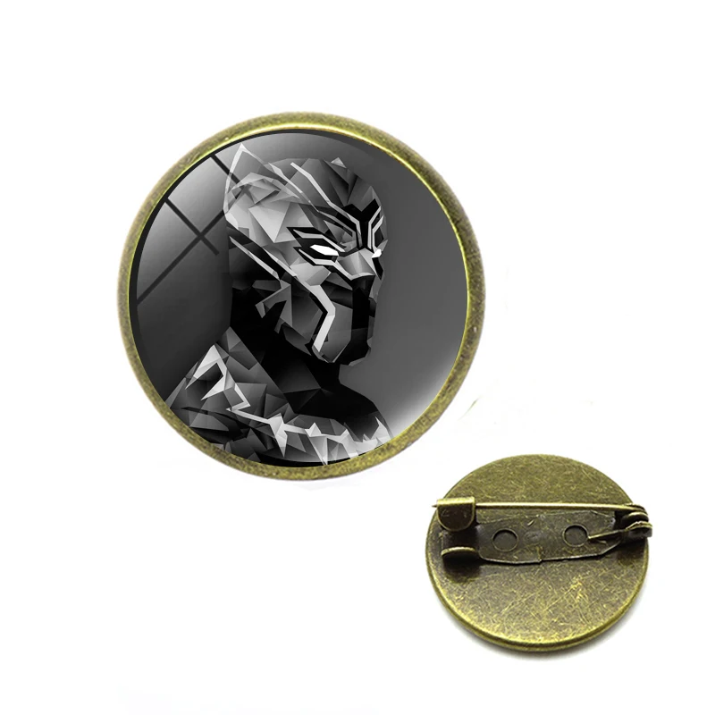 Marvel серии Мстители эндгейм Броши классические Черная пантера булавки