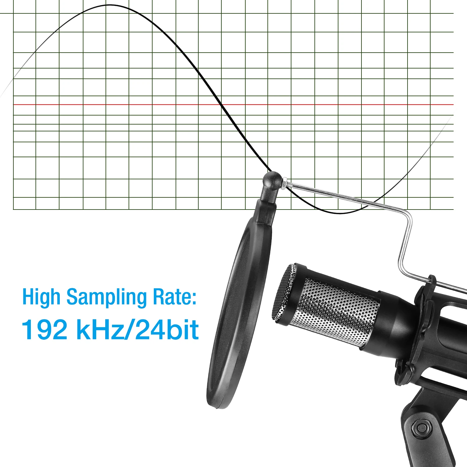 Металлический USB bm 800 конденсаторный микрофон Студийный Запись комплекты