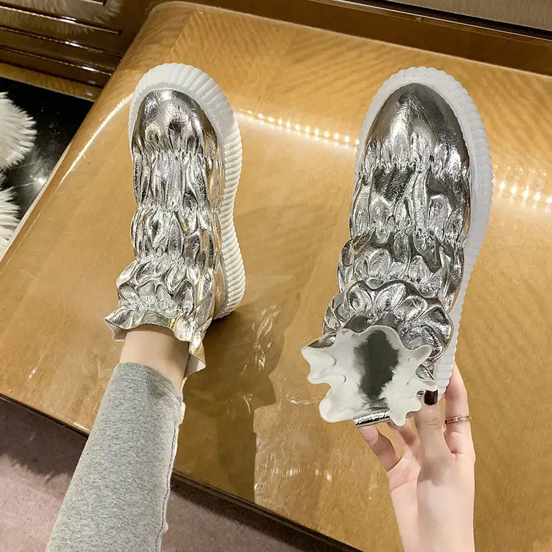 

Зимние ботинки, женские водонепроницаемые зимние ботинки, Повседневная зимняя обувь на плоской подошве, женские ботильоны, нескользящая по...