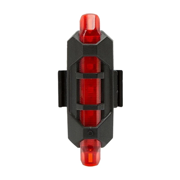 red Белый велосипедный задний светильник Перезаряжаемый Usb светодиодный задний светильник Предупреждение велосипедный передний задний светильник велосипедный фонарь мигающий светильник - Цвет: red