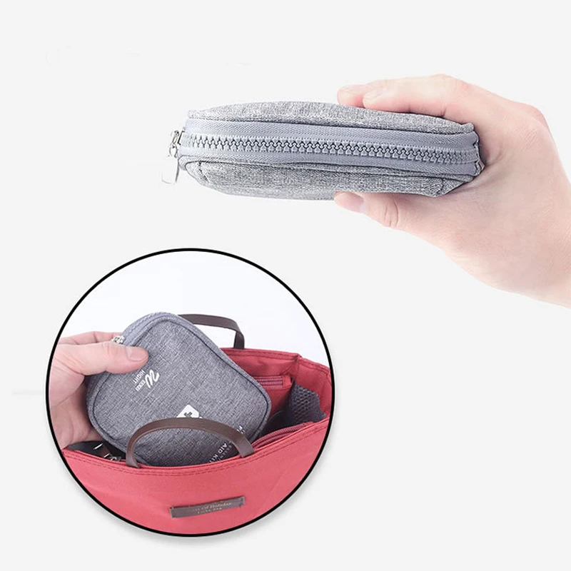 Портативный дорожный косметический пакет для хранения витамина холодное