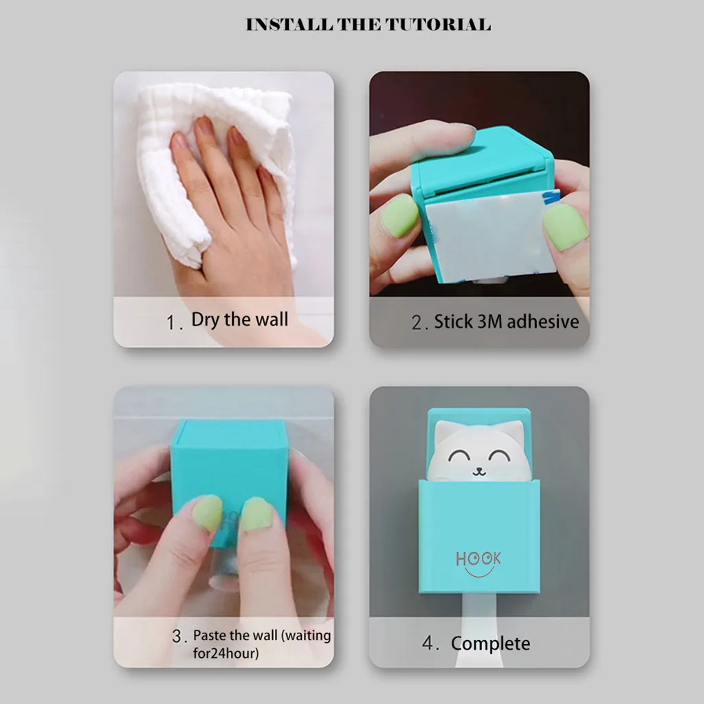 2019 Осень Новый Creative креативный Кот пальто мультфильм Клей милые плечики Крючки