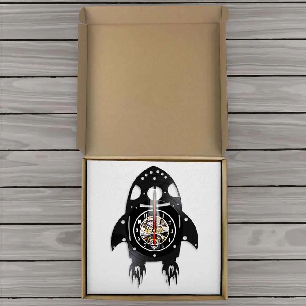 Настенные часы Rocket Ship художественный Настенный декор для детской комнаты