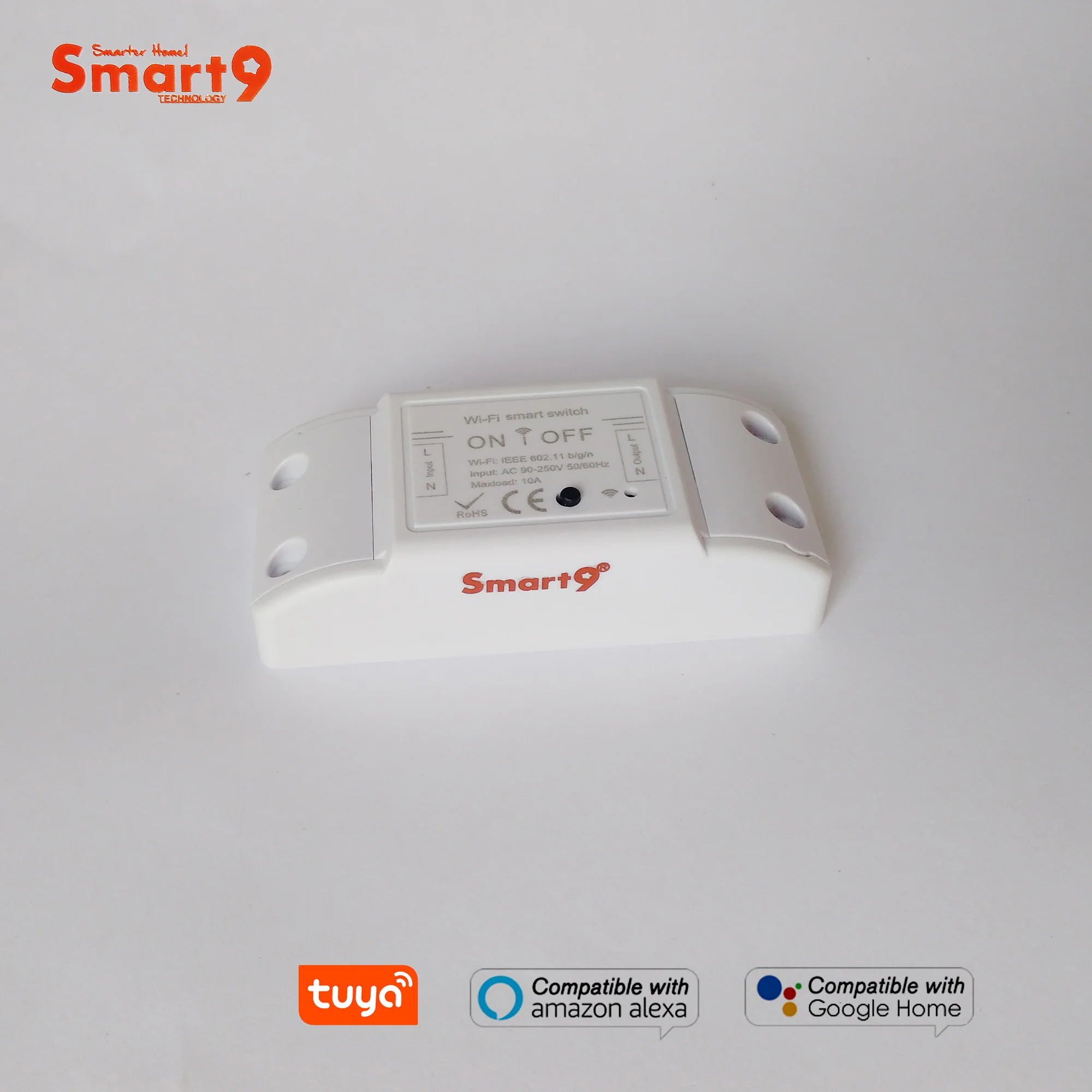 Smart9 DIY Wifi дистанционный переключатель освещения TuYa домашняя умная Автоматизация Life APP универсальный выключатель, работает с Alexa Echo и Google Home