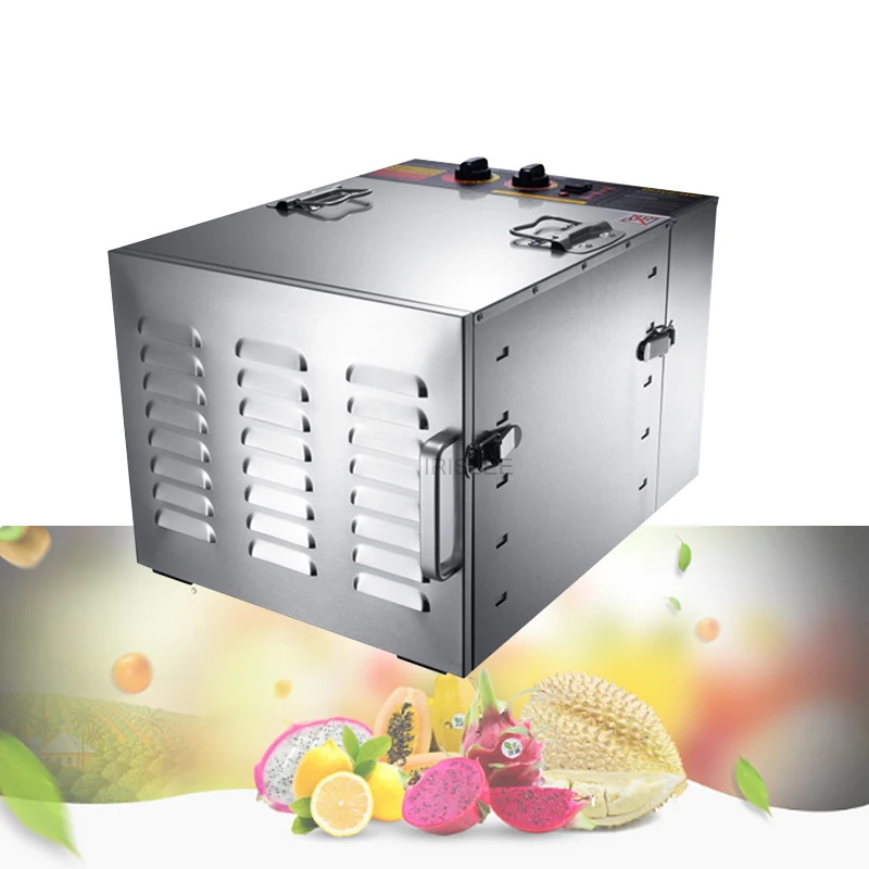 10 Слои коммерческий профессиональный фрукты Еда сушилка Нержавеющая сталь