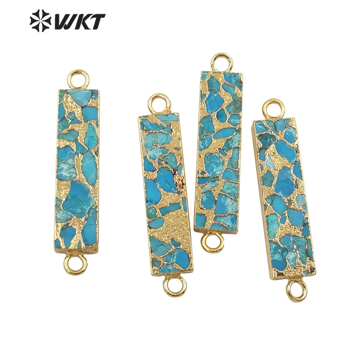 Подвеска с гальваническим покрытием голубыми венами | Украшения и аксессуары