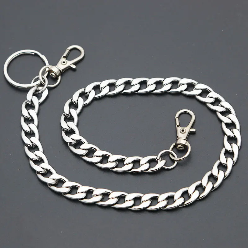 Длинный металлический кошелек цепь поводок брюки джинсовый брелок кольцо зажим