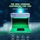 Новейшая SS-917C беспылевая Рабочая комната антипылевая Рабочая скамья Регулируемая ветроочистительная комната с лампой для проверки пыли