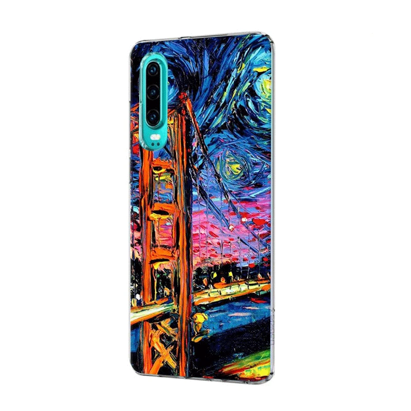 Mobile Phone Case For Huawei P30 P20 P10 P9 P8 P Sart Z Lite Pro Hard Cover Munch Van Gogh | Мобильные телефоны и
