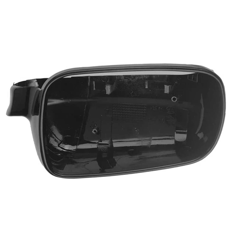 

Left Side Rear View Mirror Cover Plastic Gloss Black for -Golf Jetta MK4 1999-2005 3B0857538B