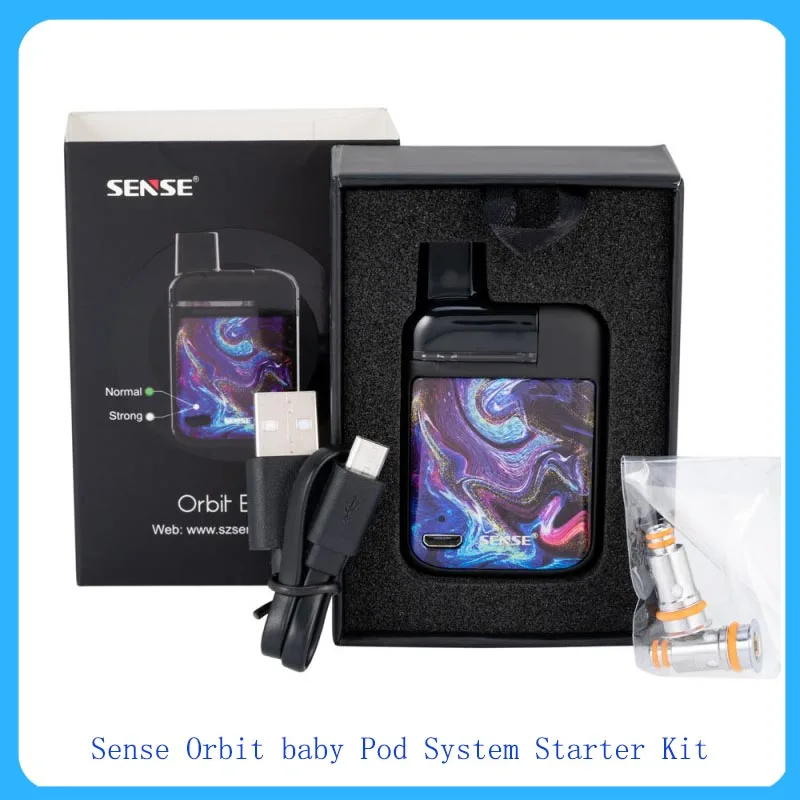 Новое поступление электронная сигарета Vape Kit Sense Orbit baby Pod система стартовый