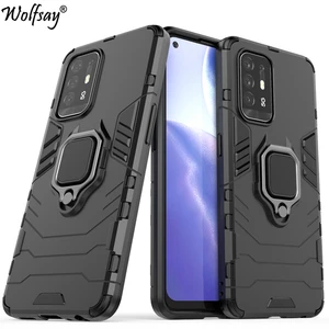 for oppo reno5 z case bumper armor pc magnetic suction stand full cover for oppo reno 5 z case cover for oppo reno 5z 6 43 inch free global shipping