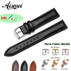 Полностью зернистый кожаный глянцевый ремешок для часов из натуральной лакированной кожи ремешок для часов 12 13 14 15 16 17 18 19 20 мм