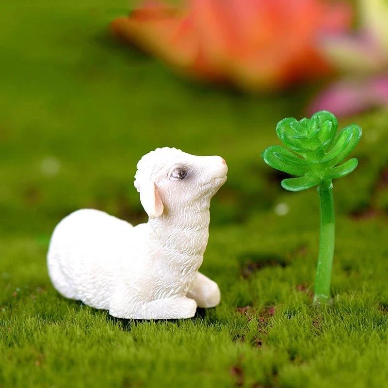 

1 шт., маленькая Статуэтка ZOCDOU с антилопом, овечкой, Саудовской Аравией, маленькой искусственной кожей, статуэтка, Статуэтка из смолы, украшение, миниатюры