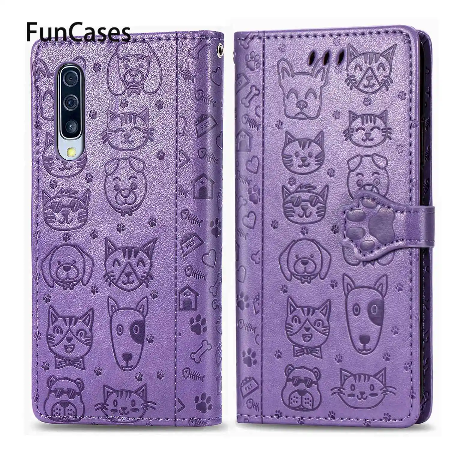 Армированные Чехлы для estuche Samsung A70S Dog sFor Capa cellular A30S A50S M60S M40S A20S M30S M80S чехол книжка с