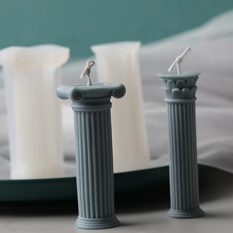 Римская свеча на колонне европейская форма для Ароматических Свечей пластырь