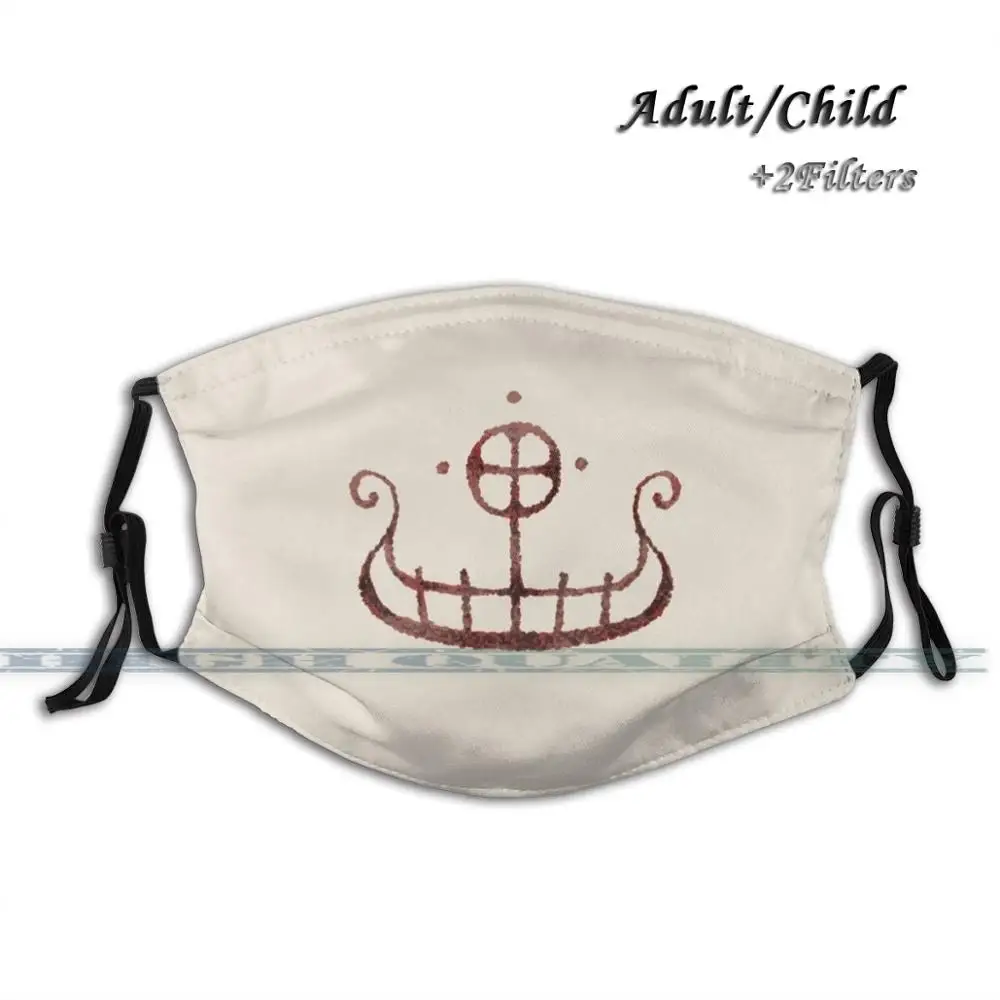 Античная Скандинавская Солнцезащитная маска с индивидуальным дизайном для лица